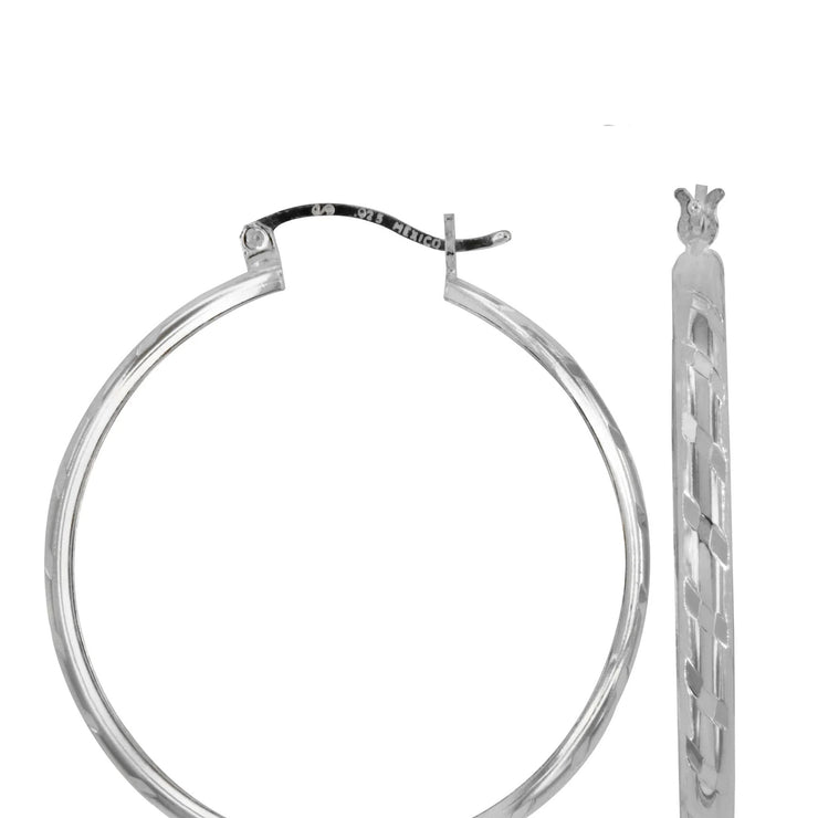 sterling Silver Hoop Earrings