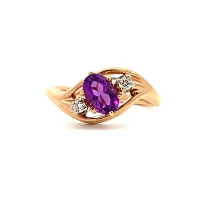 Amethyst Estate Ring