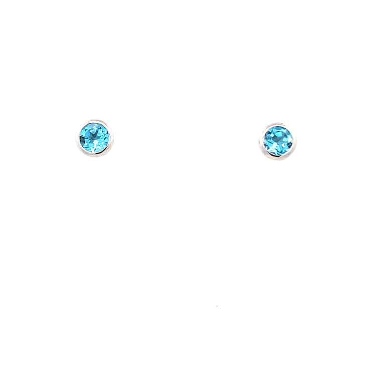 Blue Topaz Earrings