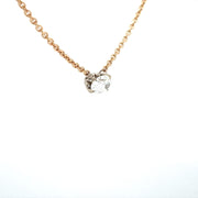 14 Karat Yellow Diamond Pendant/Necklace | 1.02 carats total weight
