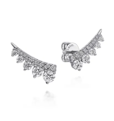 White Gold Rhodium Plated