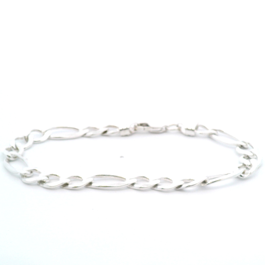 8mm Figaro Bracelet