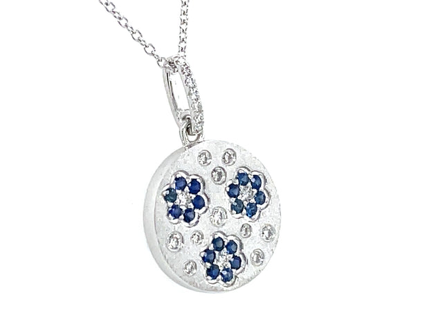 Sapphire and Diamond Necklace