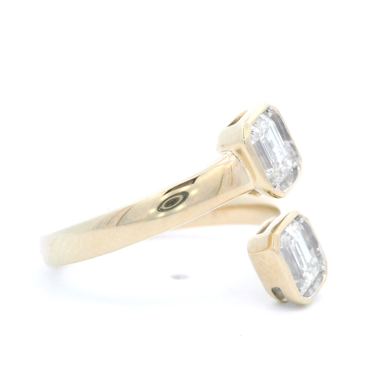 Diamond Bypass Ring