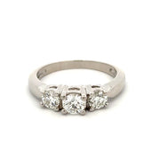 Estate Diamond 3-Stone Ring