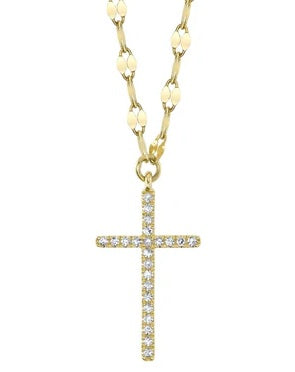 Diamond Cross Necklace