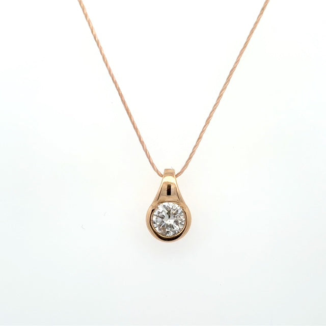 Diamond Solitaire Pendant