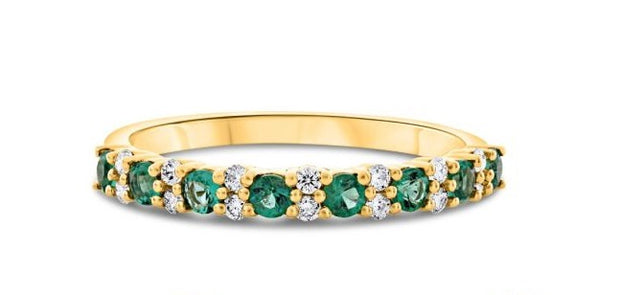 Emerald and Diamond Ring