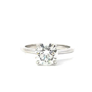 White Gold Round Solitaire Engagement Ring