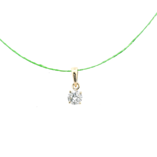 Diamond Solitaire Pendant