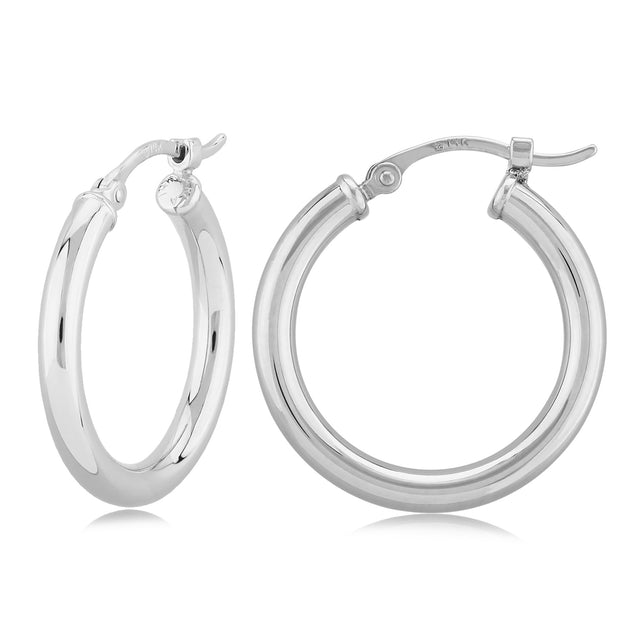14 Karat White Earrings