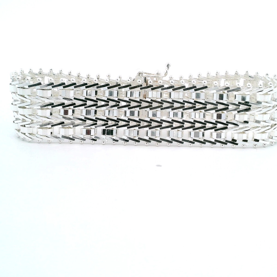 Estate Milor Vintage Sterling Silver Bracelet