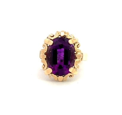 Amethyst Estate Ring