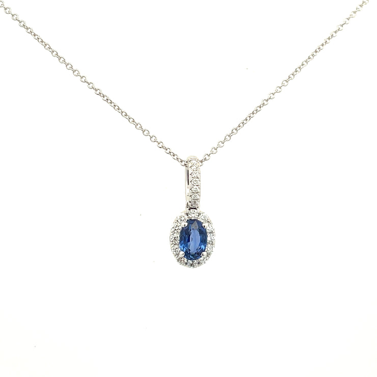 14 Karat Sapphire Pendant
