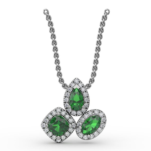 Emerald & Diamond Necklace