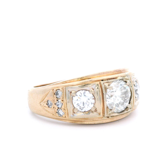 Estate 3-Diamond Ring