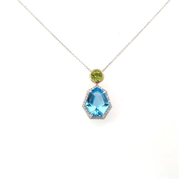 Blue Topaz Necklace