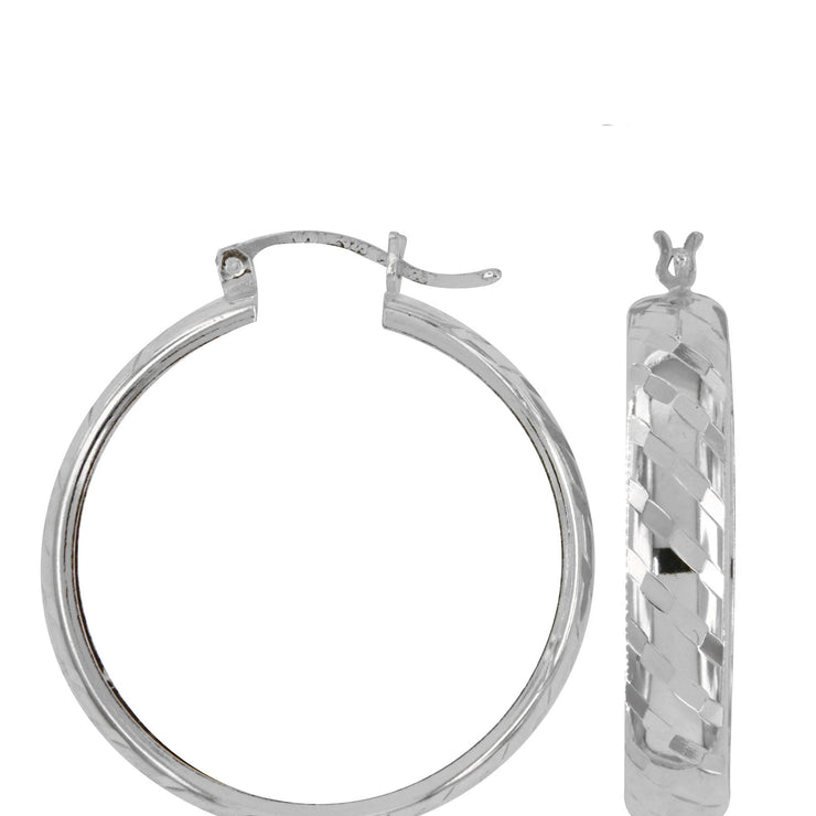 Sterling Silver Hoop Earrings