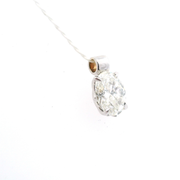Oval Diamond Pendant