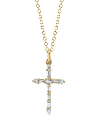 Diamond Cross Necklace