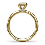 Bezel Set Semi-Mount Ring