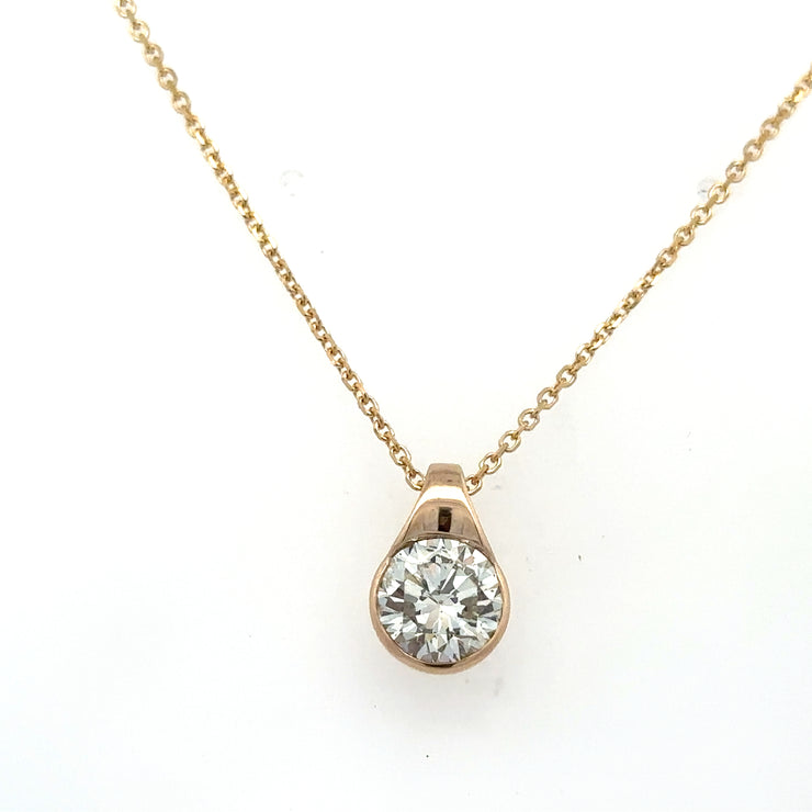 Diamond Solitaire Necklace