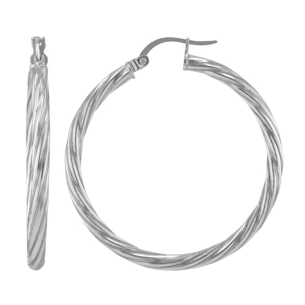 Sterling Silver Hoop Earrings