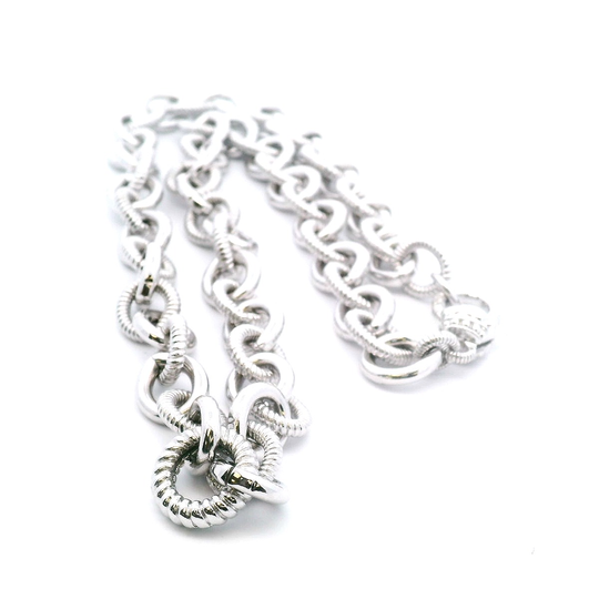 Estate Judith Ripka Heavy Rolo Chain