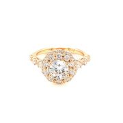 14k Yellow Gold Estate Diamond Engagement Ring