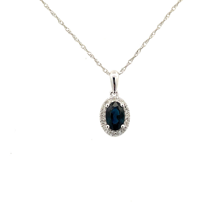 14 Karat Sapphire Pendant