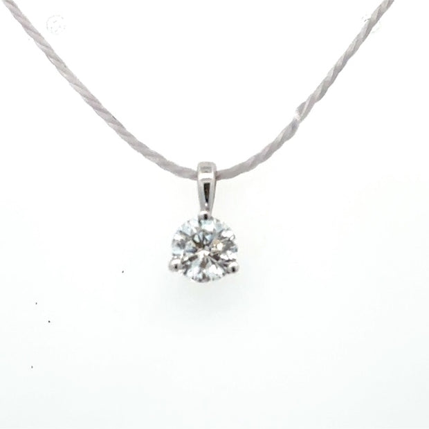 Diamond Solitaire Pendant