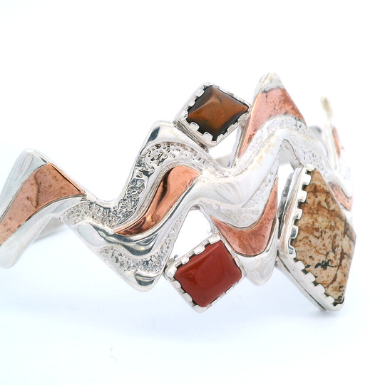 Estate Signed Carolyn Pollack Cuff Bracelet
