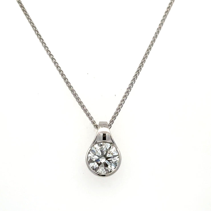 Diamond Solitaire Necklace