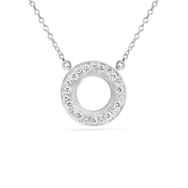 Diamond Circle Necklace