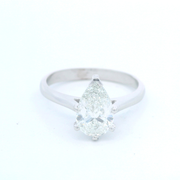 Pear Solitaire Engagement Ring