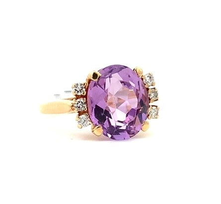 Amethyst Estate Ring