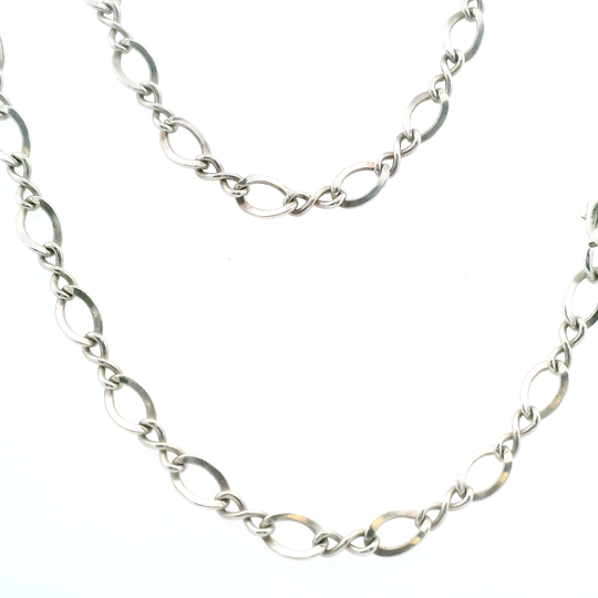 Fancy Link Sterling Silver Chain