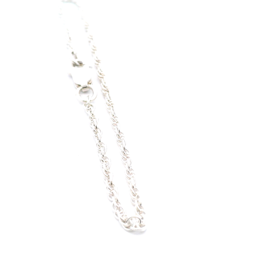 Estate Singapore Link Sterling Silver Bracelet