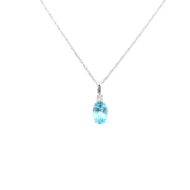 Blue Topaz Fashion Necklace