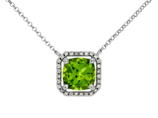 14 Karat Peridot Pendant