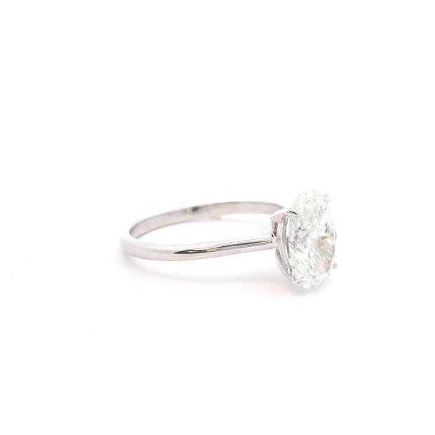 Oval Diamond Solitaire Engagement Ring