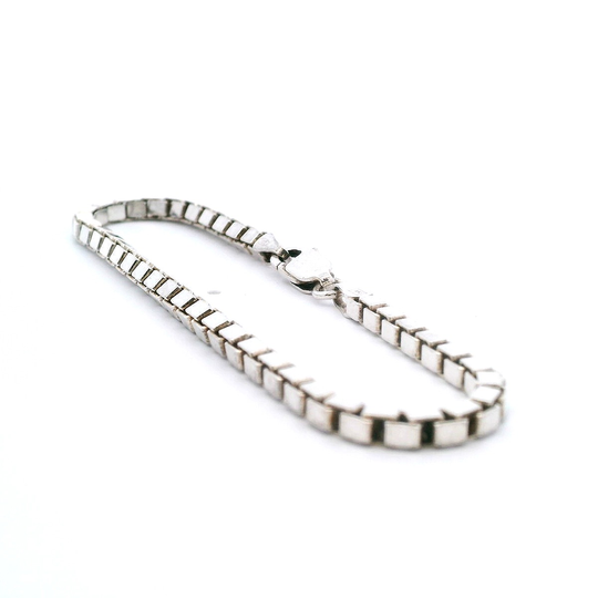 Estate Box Link Bracelet 7"