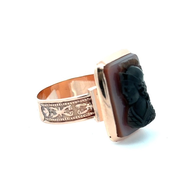 Estate Jasper Cameo Ring