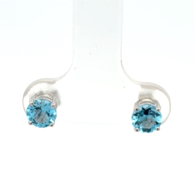 Blue Topaz Earrings