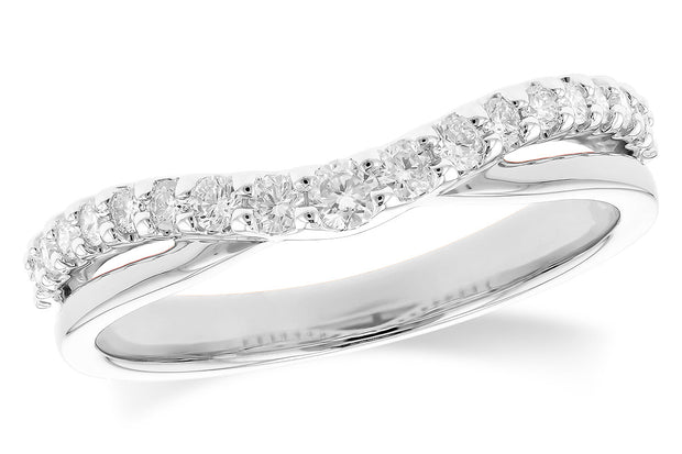 14 Karat Diamond Contour Wedding Band