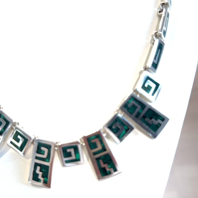 Estate Malachite Necklace