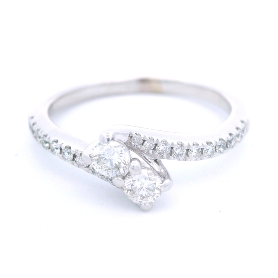Etate Two Stone Diamond Ring