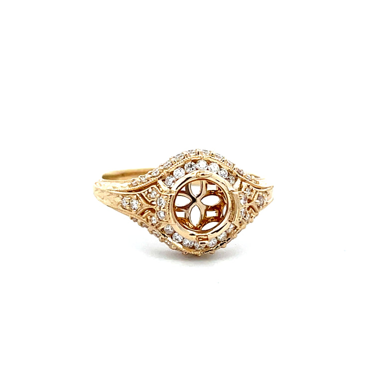 Diamond Semi Mount Ring