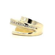 14 KT Yellow Contemporary Wide Band