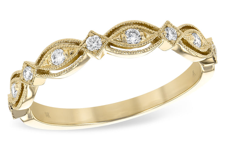 14 Karat Diamond Wedding Band